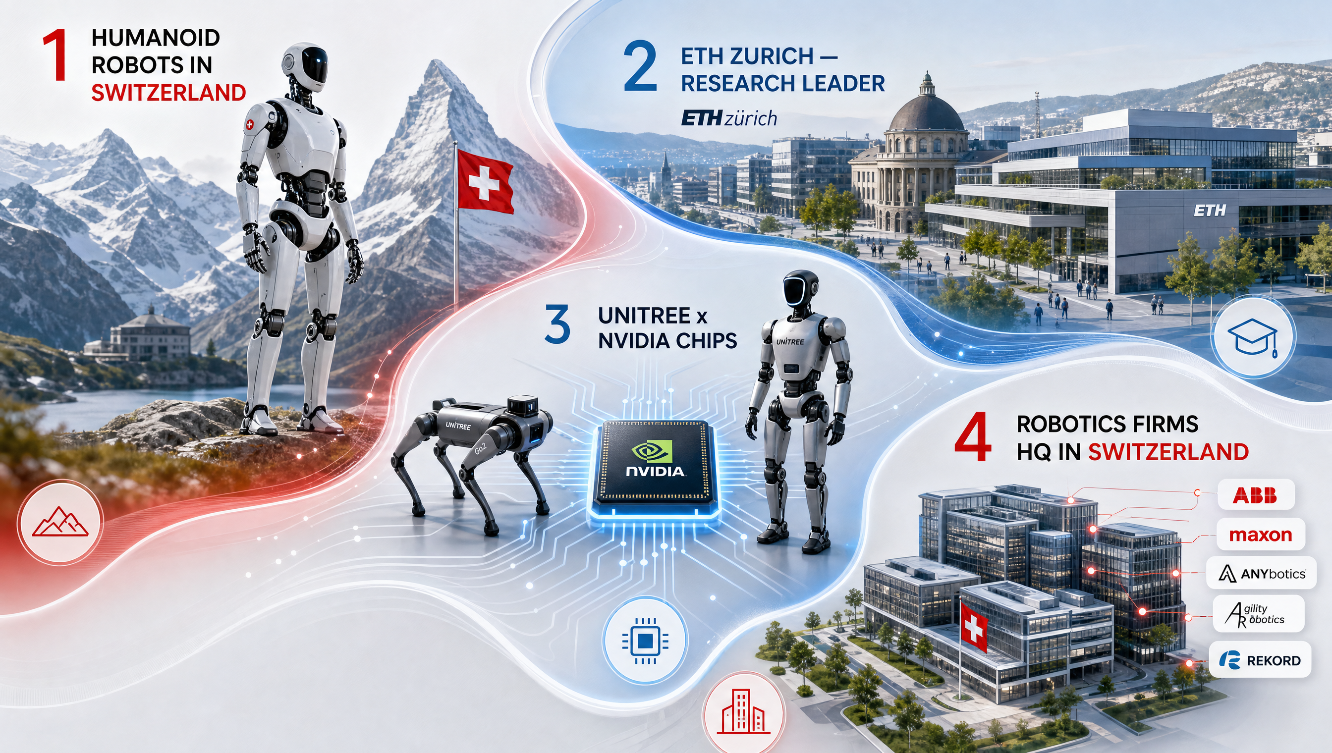 Nvidia, ETH Zürich und ein chinesischer Roboter: Wie die Schweiz zum Knotenpunkt der Humanoid-Industrie wird